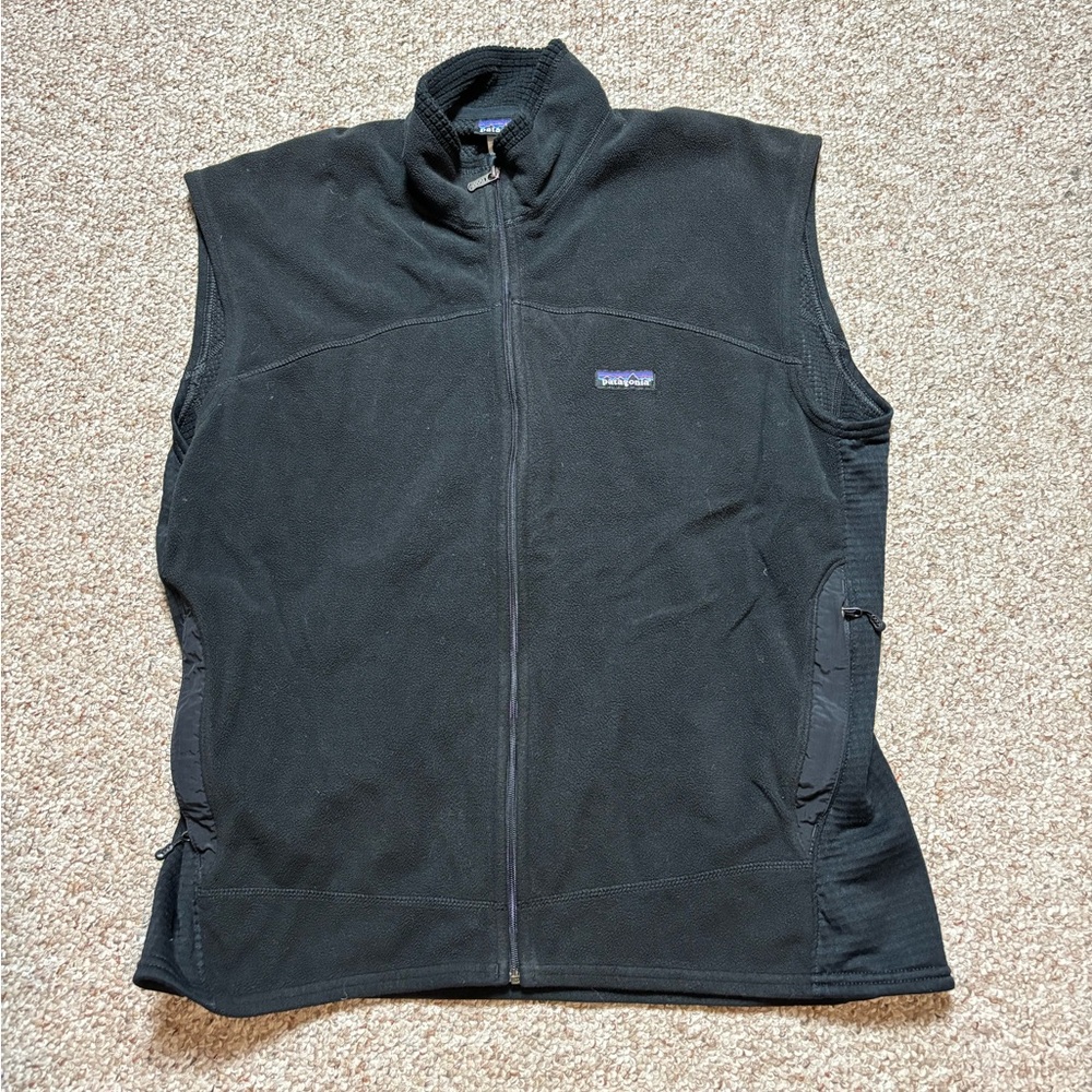Patagonia better sweater Vest mens size XL black outdoor hiking full zip jacket